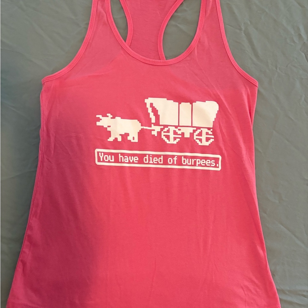 Pink Graphic Tank Top